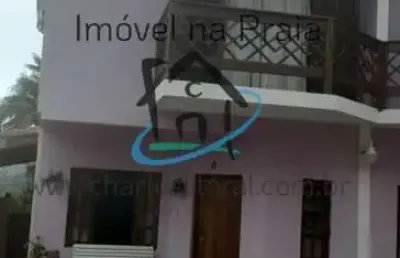 Sobrado em condomínio para venda em caraguatatuba, massaguaçu, 3 dormitórios, 1 suíte, 4 banheiros, 3 vagas