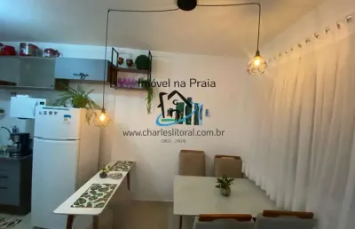 Apartamento para venda em ubatuba, praia da maranduba, 2 dormitórios, 1 banheiro, 1 vaga