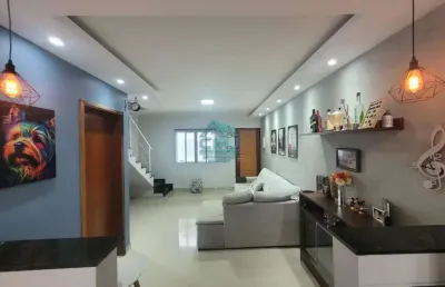 Sobrado em condomínio para venda em caraguatatuba, praia das palmeiras, 2 dormitórios, 2 suítes, 3 banheiros, 2 vagas