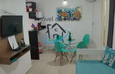 Apartamento para venda em ubatuba, praia da maranduba, 2 dormitórios, 1 banheiro, 1 vaga