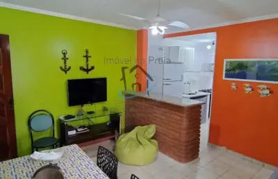 Apartamento para venda em ubatuba, praia do sapê, 2 dormitórios, 1 suíte, 2 banheiros, 1 vaga