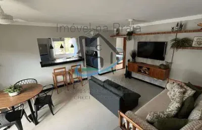 Apartamento para venda em ubatuba, itaguá, 2 dormitórios, 2 banheiros, 1 vaga