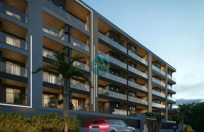Apartamento para venda em ubatuba, praia da maranduba, 2 dormitórios, 2 suítes, 3 banheiros, 1 vaga