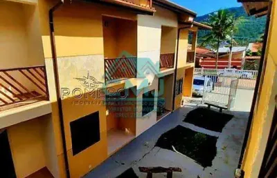 Sobrado em condomínio para venda em ubatuba, praia da maranduba, 2 dormitórios, 2 banheiros, 2 vagas