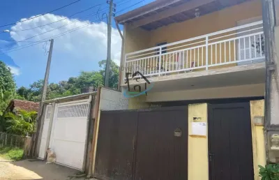 Sobrado para venda em ubatuba, folha seca, 3 dormitórios, 1 suíte, 2 banheiros, 1 vaga