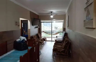 Apartamento para venda em ubatuba, praia da maranduba, 2 dormitórios, 1 suíte, 1 banheiro, 1 vaga