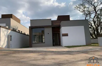 Casa em condomínio para venda em atibaia, reserva ybira - itapetinga, 3 dormitórios, 3 suítes, 3 banheiros, 2 vagas