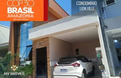 Casa para alugar no cond. lion ville - coqueiro - belém/pa