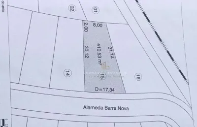Já imaginou construir sua casa na cidade alpha em um lote com quase o dobro de largura?