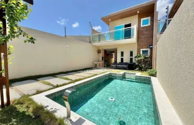 Casa com 4 suítes à venda, 149 m² por r$ 879.000 - cidade dos funcionários - fortaleza/ce