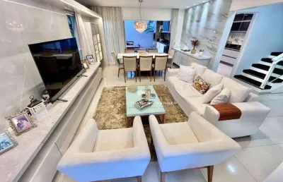 Casa duplex no eusébio com 4 suítes, jacuzzi e lazer completo em condomínio fechado!