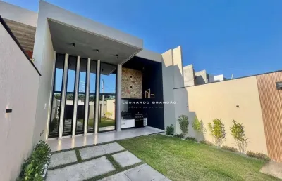 Casa plana com 4 suítes e varanda gourmet: espaço e conforto para toda a família