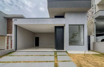 Casa 3 dorms(suíte) + escritório no residencial malibu