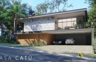 Casa com 4 dormitórios à venda, 455 m² por r$ 3.700.000 - condomínio xapada parque ytu - itu/sp