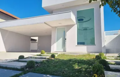 Casa moderna, com 3 suites, área gourmet e piscina, para locação ou venda no condomínio una em itu/sp