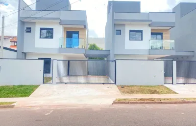 Sobrado para venda com 133 metros quadrados com 3 quartos em afonso pena - são josé dos pinhais - pr
