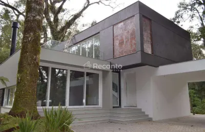 Casa com 4 dormitórios à venda, 344 m² por r$ 3.500.000,00 - o bosque - gramado/rs