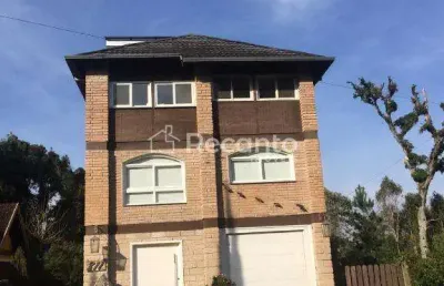 Casa com 4 dormitórios à venda, 315 m² - quinta da serra - canela/rs
