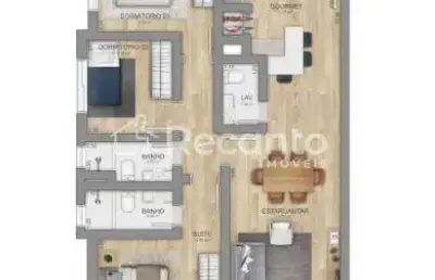 Apartamento com 3 quartos à venda na Rua João Pessoa, Centro, Canela