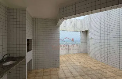Cobertura com 2 dormitórios à venda, 132 m² por r$ 400.000,00 - vila atlântica - mongaguá/sp