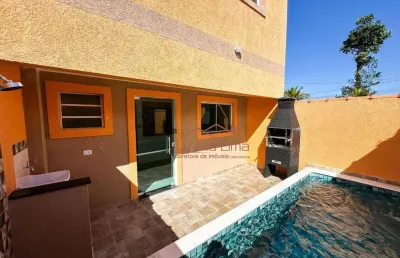 Sobrado com 2 dormitórios à venda, 59 m² por r$ 304.000,00 - cibratel ii - itanhaém/sp