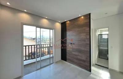 Apartamento com 2 dormitórios à venda, 45 m² por r$ 250.000,00 - oceanópolis - mongaguá/sp