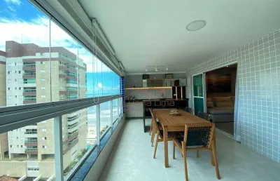 Apartamento com 4 dormitórios à venda, 160 m² por r$ 1.400.000,00 - centro - mongaguá/sp