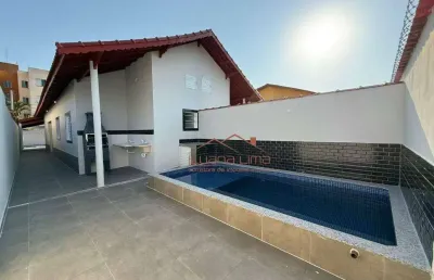 Casa com 2 dormitórios à venda, 76 m² por r$ 375.900,00 - jardim praia grande - mongaguá/sp