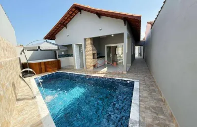 Casa com 3 dormitórios à venda, 108 m² por r$ 799.000,00 - flórida mirim - mongaguá/sp
