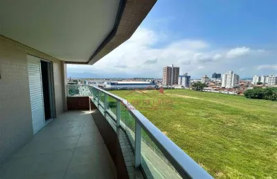 Apartamento com 3 dormitórios à venda, 102 m² por r$ 615.000,00 - aviação - praia grande/sp