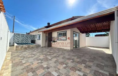 Casa com 2 dormitórios à venda, 78 m² por r$ 349.000,00 - jardim jamaica - itanhaém/sp