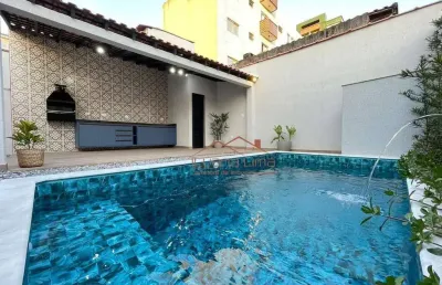 Casa com 4 dormitórios à venda, 155 m² por r$ 1.450.000,00 - tupi - praia grande/sp