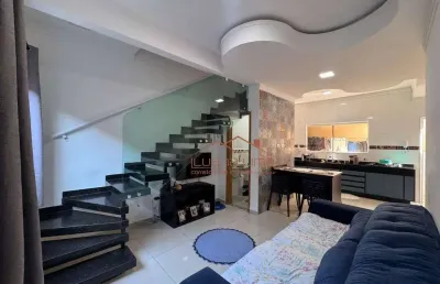 Casa com 3 dormitórios à venda, 68 m² por r$ 305.000 - maracanã - praia grande/sp