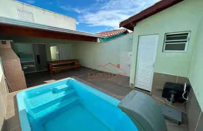 Casa com 3 dormitórios à venda, 124 m² por r$ 580.000 - jardim praia grande - mongaguá/sp