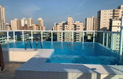 Apartamento com 1 dormitório à venda, 48 m² por r$ 320.000 - aviação - praia grande/sp