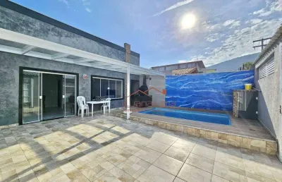 Casa com 3 dormitórios à venda por r$ 785.000,00 - solemar - praia grande/sp