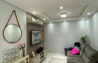 Apartamento para venda em cajamar, santa terezinha (jordanésia), 2 dormitórios, 1 banheiro, 1 vaga