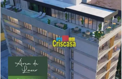 Apartamento com 1 dormitório à venda, 32 m² por r$ 390.147,00 - centro - cabo frio/rj