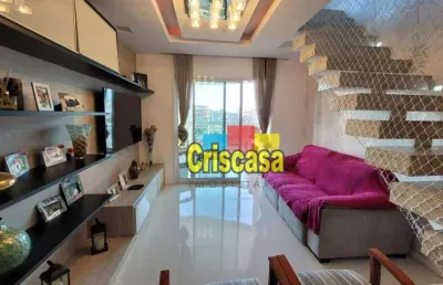 Cobertura com 4 dormitórios à venda, 226 m² por r$ 1.599.000,00 - braga - cabo frio/rj