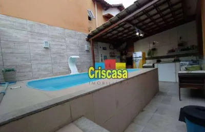 Casa com 3 dormitórios à venda, 92 m² por r$ 730.000,00 - palmeiras - cabo frio/rj