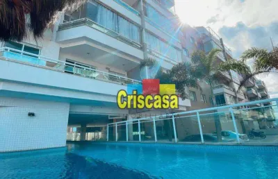 Cobertura à venda, 184 m² por r$ 1.120.000,00 - jardim flamboyant - cabo frio/rj