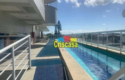 Cobertura com 2 dormitórios à venda, 110 m² por r$ 800.000,00 - braga - cabo frio/rj