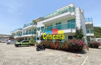 Cobertura com 2 dormitórios à venda, 170 m² por r$ 560.000,00 - palmeiras - cabo frio/rj
