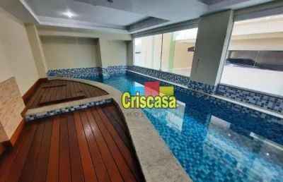 Apartamento com 1 dormitório à venda, 70 m² por r$ 430.000,00 - braga - cabo frio/rj