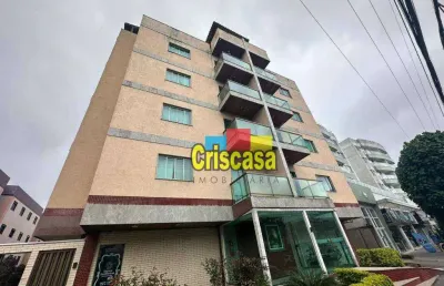 Cobertura com 3 dormitórios à venda, 120 m² por r$ 600.000,00 - parque riviera - cabo frio/rj