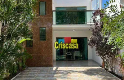 Casa com 4 dormitórios à venda, 171 m² por r$ 790.000,00 - palmeiras - cabo frio/rj