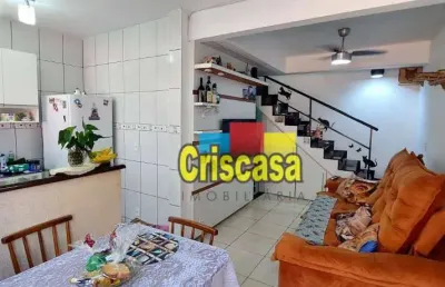 Casa com 2 dormitórios à venda, 80 m² por r$ 200.000,00 - porto do carro - cabo frio/rj