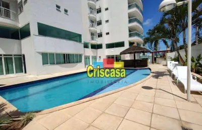 Apartamento com 4 dormitórios para alugar, 120 m² por r$ 12.000,00/mês - centro - cabo frio/rj