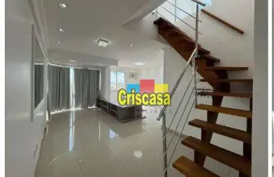 Cobertura com 3 dormitórios à venda, 196 m² por r$ 950.000,00 - braga - cabo frio/rj