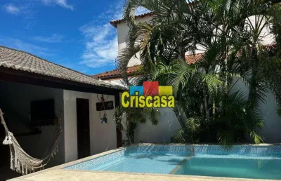 Casa com 5 dormitórios à venda, 210 m² por r$ 795.000,00 - guriri - cabo frio/rj